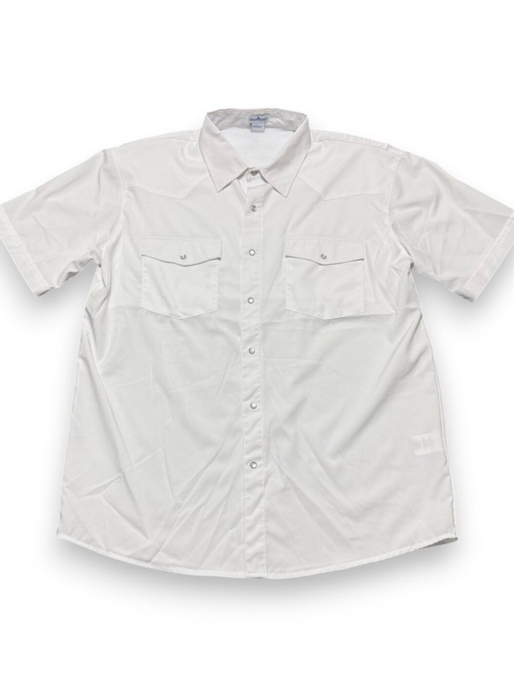 Blue Quail Men's White Pearl Snap Shirt Size Large
